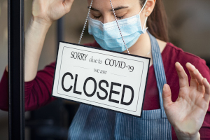 Small business in shutdown for covid-19